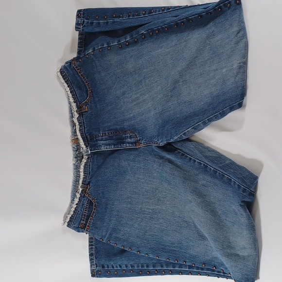 VIntage Unique Style Route 66 Jeans in Women's Size 13/14 Metal Grommet Accents - Picture 2 of 10